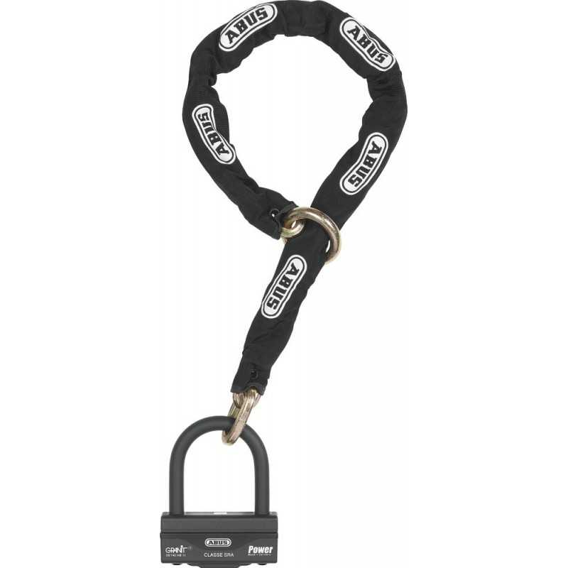 ABUS Granit 58/140HBIII100 + 12KS120 black loop Catena + lucchetto
