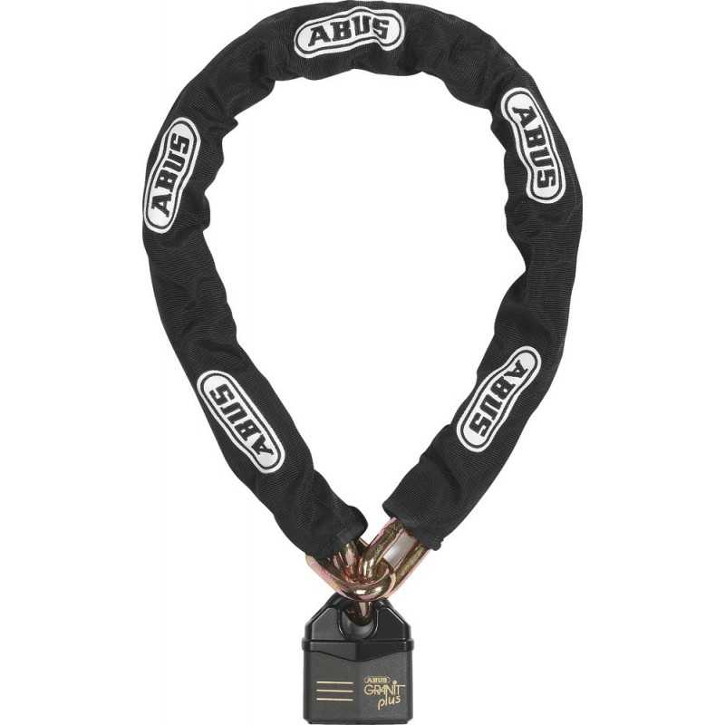 ABUS Granit Power Chain 37 14KS 120cm Black Loop Catena + lucchetto